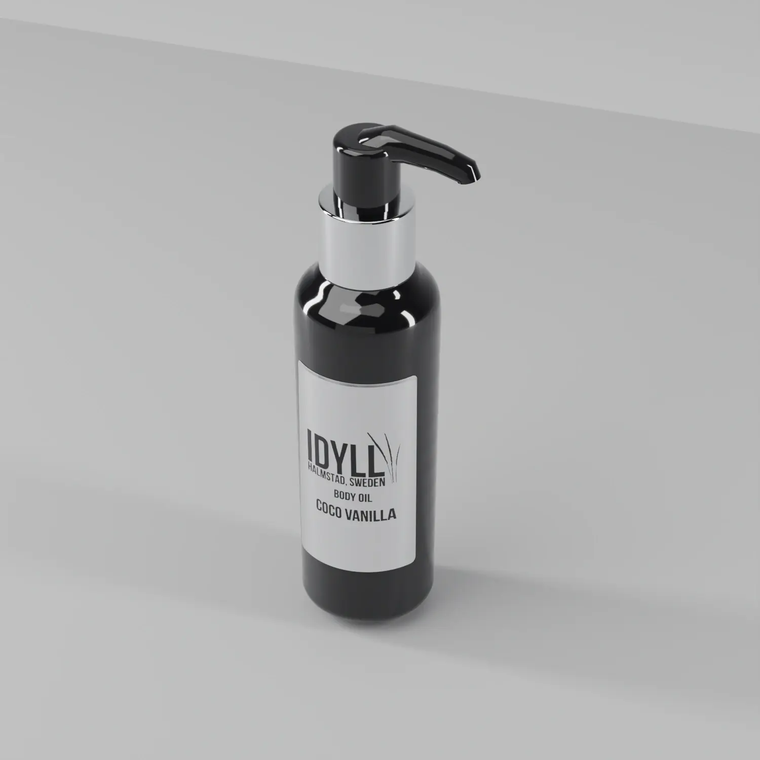 Naturlig Kroppsolja Coco Vanilla snett uppifrån
