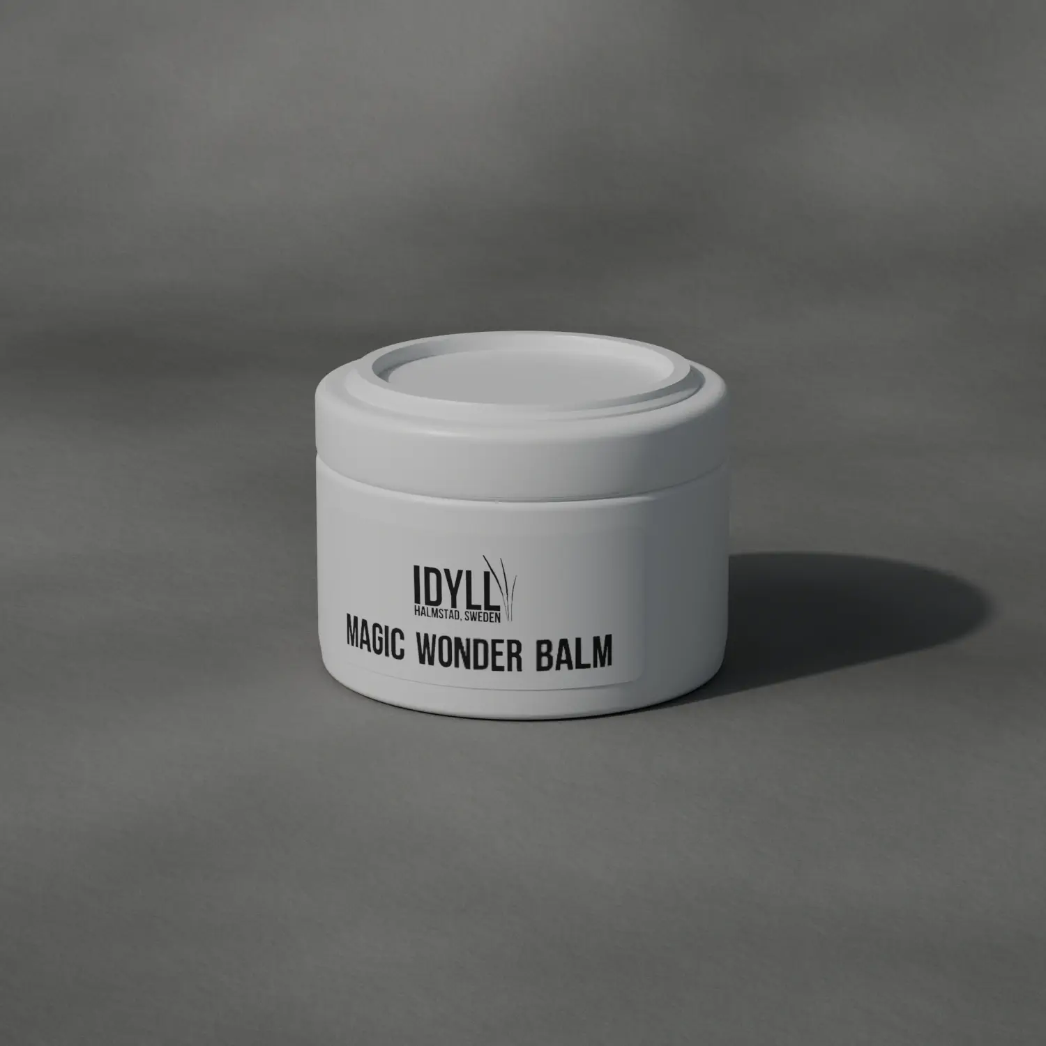 Magic Wonder Balm på sten, i dagsljus